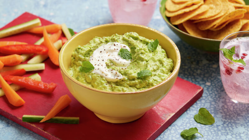 Minted Pea Guacamole