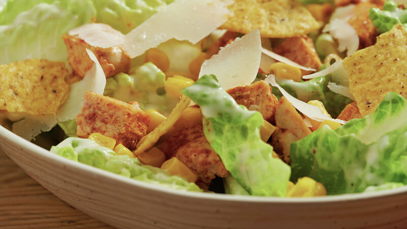 Mexican Chicken Caesar Salad