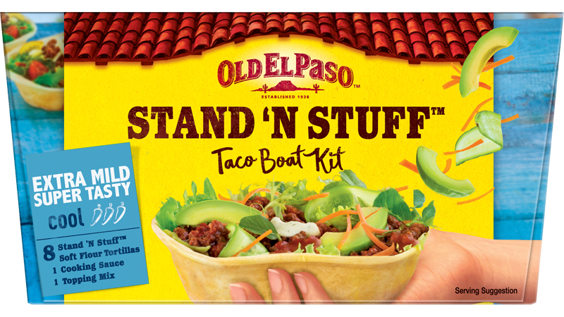 8 Extra Mild Super Tasty Cool Taco Boat Kit Sns  