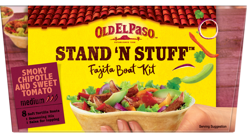 8 Smoky Chipotle Sweet Tomato Medium Fajita Taco Boat Kit Sns