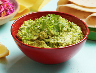 Tangy Lemon & Rocket Guacamole Card