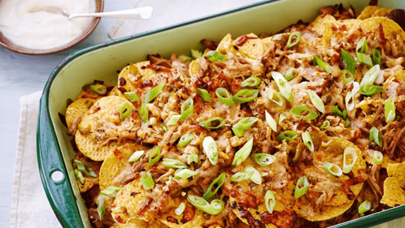 crispy carnitas nachos