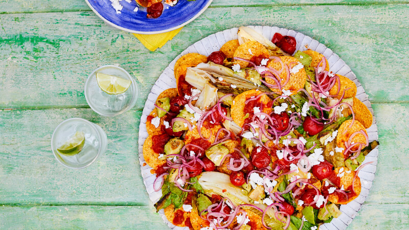 bbq nacho salad