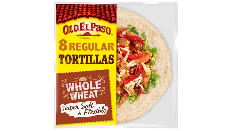 super soft flexible whole wheat eight regular tortillas